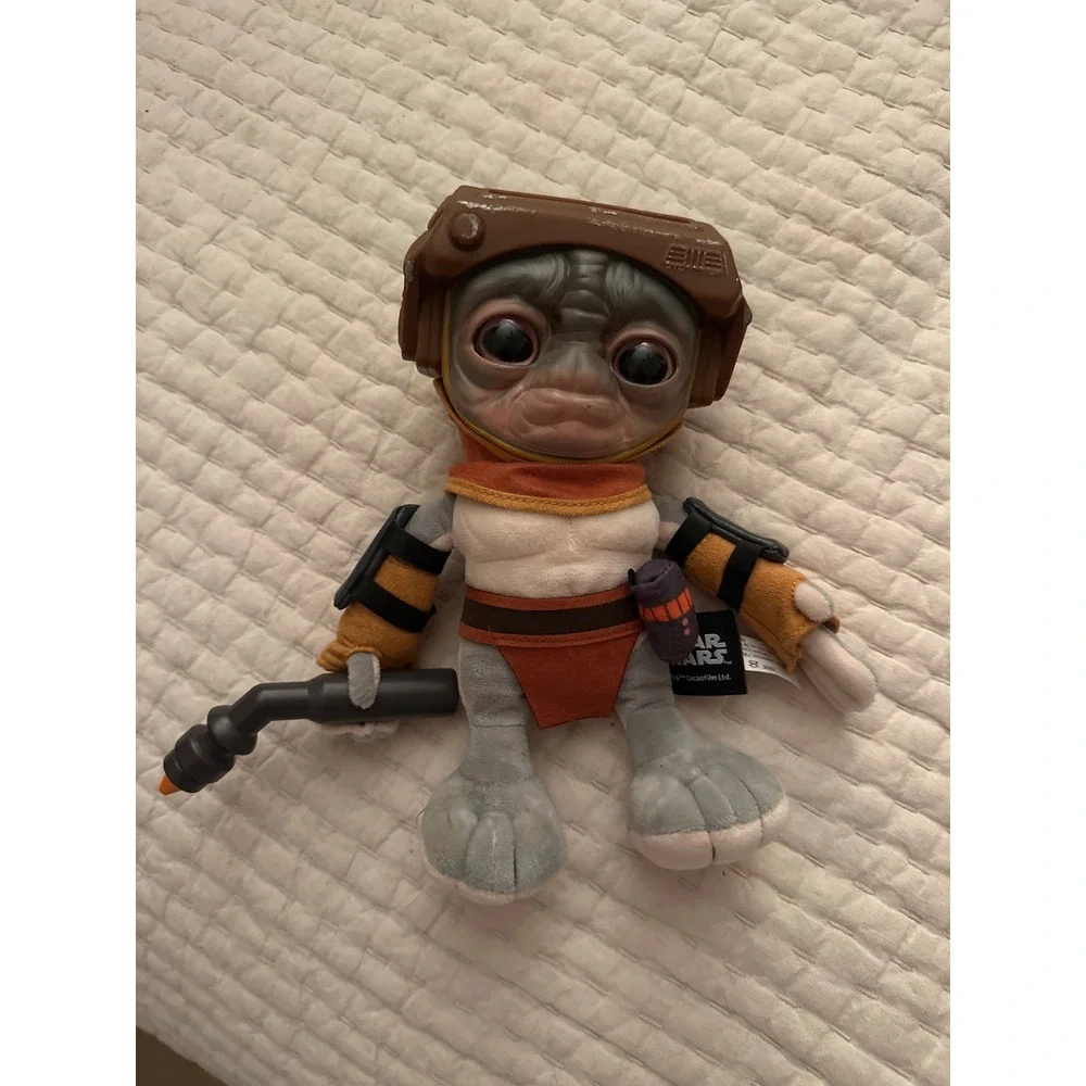 Star Wars Babu Frik Droidsmith Plush Toy The Rise of Skywalker Vinyl Head 9in